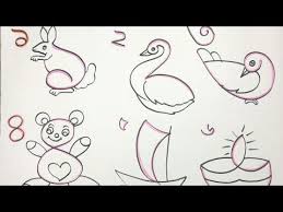 How To Draw Picture Easy Way Using Bengali Number 1 10 Number Drawing For Kids Youtube Drawing For Kids Number Drawing Easy Drawings