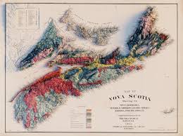 1903 Map Of Nova Scotia S Geological Resources And Rail In 2020 Map Geology Nova Scotia