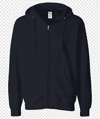 Download T Shirt Hoodie Fleece Jacket Clothing T Shirt Zipper Black Champion Png Pngwing