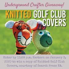 Patterns for knitted club covers golf head covers knitting patterns free patterns knitted golf covers knitted golf club cover instructions. Knitted Golf Club Covers By Susie Johns With Tiger Pattern Underground Crafter