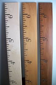 Engraved Life Size Growth Ruler Premium Solid Maple Giant