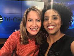 Tonight, WJHL's Ann Carter passed the torch onto me! Here's another reason  to believe the world is small: She was actually a court reporter at my  previous news station KRBC News in