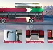 Ankai 71 Seat Electric Double-Decker Tour Bus E12S Factory ...