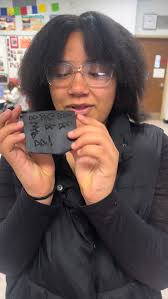 Yesterday 6th grade social studies classes tried their hand at writing  cuneiform into “clay” tablets! Cuneiform is the first written language from  the ancient world that the Sumerians used in ...