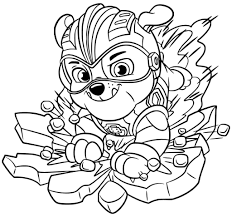 Mighty pups are on a roll! Paw Patrol Ausmalbilder 100 Malvorlagen Zum Ausdrucken