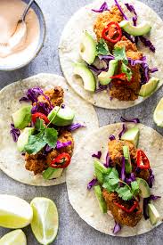 Maybe you would like to learn more about one of these? Crispy Fish Tacos With Hot Sauce Crema Simply Delicious