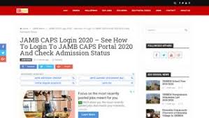 Accept admission status, jamb caps admission checker, jamb caps login, jamb caps admission status, jamb caps website, jamb caps site. Https Logindrive Com How To To Jamb Caps