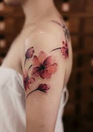 Watercolor lotus flower tattoo by banul easy flower crafts that anyone can do arts and crafts can be innovative expressions and shops where you could practice your creativity and create art that may b. Red Flowers Tattoo Tattoos Trendy Tattoos Tattoos For Women