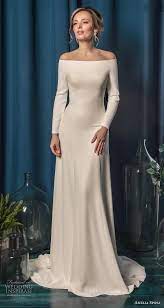 Amelia Sposa 2019 Wedding Dresses Elegance Bridal Collection Wedding Inspirasi Column Wedding Dress Minimalist Wedding Dresses Wedding Dress Trends