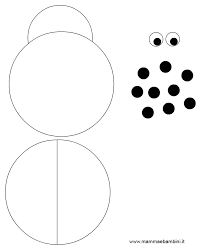 Biglietto A Coccinella Lavoretto Con Cartoncini Mamma E Bambini