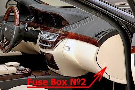 Engine compartment fuse panel (diesel engine only). Fuse Box Diagram Mercedes Benz Cl Class S Class 2006 2014