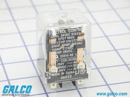 Polyester encapsulated coil construction for environmental protection. 20310 82 Deltrol Controls General Purpose Relays Galco Industrial Electronics