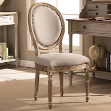 Baxton Studio Clairette Ii Beige Fabric Upholstered Dining Chair 28862 6013 Hd The Home Depot In 2020 French Accent Chairs Fabric Dining Chairs Dining Chairs