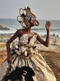 FASHION EDITORIAL With Queen Mother Naa Fynnba Korkoi Atiapa 1 From Ghana.  