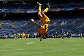 Can you do a backflip? Sam Kerr Does A Back Flip After Scoring Against Japan Abc News Australian Broadcasting Corporation