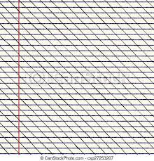 Bettwäsche set mit linien & blatt muster. Linien Papier Blatt Abbildung Blatt Linien Hand Papier Gezeichnet Liniert Canstock