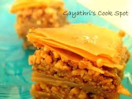 Melt chocolate in microwave and drizzle over fruit. Baklava With Home Made Phyllo Sheets Gayathri S Cook Spot