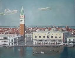His attention to detail is phenomenal. Venice From The Dock Of St Marcos Original Art By Gustavo Lopez Cobo Picassomio