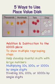 17 Best Images About Place Value Disk Stuff On Pinterest