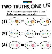 These statements are easy to modify to make them true (or not true) for yourself. Idea How To Engage Your Students At The Start Of Any Lesson Mashup Math