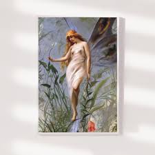 Luis Ricardo Falero the Lily Fairy 1888 Classic Painting 