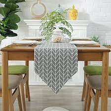 These table runners are machine washable for easy clean up and use. Colorbird Gray Medallion Table Runner Cotton Linen Runners For Kitchen Dining Living Room Table Linen Decor 12 X 70 Farmhouse Goals