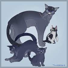 Bluestar With Her Kits Warrior Cats Art Warrior Cat Warrior Cat Drawings
