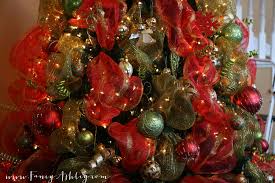 When exploring how to use decorative mesh on a christmas tree i (totally by accident) stumbled on this sam's club video: Fancy Christmas Tree Deco Mesh Video Tutorial House Of Fancy