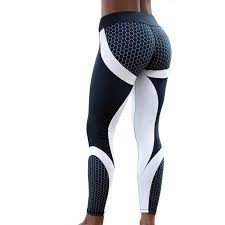 Buy fitness & gym leggings for women online. Hayoha Mesh Pattern Print Leggings Fitness Leggings For Women Sporting Workout Leggins Elastic Slim Black White Pants Printed Leggings Leggings For Womenleggings Pattern Aliexpress