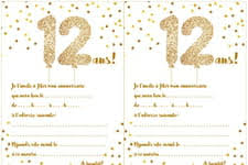 Ninety six carte anniversaire 1 an gratuite à imprimer itichopal. Invitation Anniversaire Nos Cartes Gratuites A Imprimer