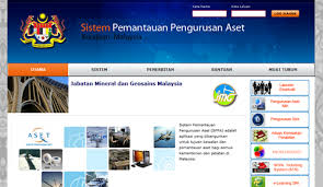 Sistem Pemantauan Pengurusan Aset Sppa Jabatan Mineral Dan Geosains Malaysia