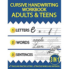Great quality 2nd hand english books for unbeatably low prices! Buy Cursive Handwriting Workbook For Teens 3 In 1 Cursive Writing Practice Workbook For Young Adults And Teens Magic Calligraphy That Can Be Reused English Beginning How To Learn Cursive Writing Paperback