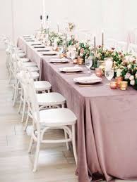 The Nest At Ruth Farms Indoor Wedding With Images Mauve Wedding Table Settings Farm Table Wedding