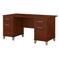 Another great piece from the bush office furniture collection. Bush Furniture Somerset 60w Office Desk In Hansen Cherry Wc81728k