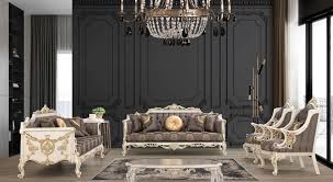 A living room set can include sofas, sectionals, loveseats, accent chairs, ottomans, recliners, coffee tables, and more. Casa Padrino Luxury Baroque Living Room Set Gray Brown White Gold Silver 2 Sofas 2 Armchairs 1 Coffee Table Handcrafted Baroque Living Room Furniture Noble Magnificent
