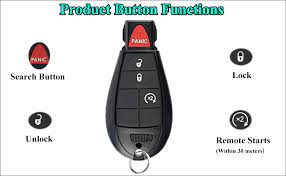 Alfa romeo, chrysler, dodge, fiat, jeep, ram Amazon Com Saverremotes 4 Button Key Fob Compatible For 2013 2018 Dodge Ram 1500 2500 3500 Keyless Entry Remote Replacement For Gq4 53t Automotive