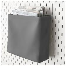 Skadis Beutel Weiss Grau Ikea Deutschland In 2020 Taschen Aufbewahrung Lochplatte Beutel