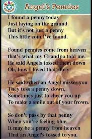 Pin By Clau Bellamy On My Little Baby Angel Angel Quotes Pennies From Heaven Sayings