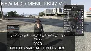 How to get mod menus without a jailbreak! New Mod Menu Fbi4z V2 Gta V Ps3 Cex Dex Hen Free Download 2020 Youtube