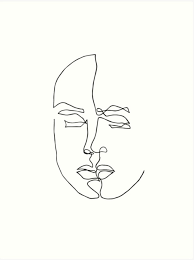 Aesthetic Line Draw T Shirt For Men And Women Art Lovers T Shirt Art Print By Imane Tamzzaourt Line Drawing Lovers Art Aesthetic Drawing How to draw a face : line drawing lovers art aesthetic drawing