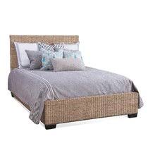 Flash furniture tribeca queen upholstered platform bed in dark grey with mattress. Queen Size Wicker Rattan Beds You Ll Love In 2021 Wayfair