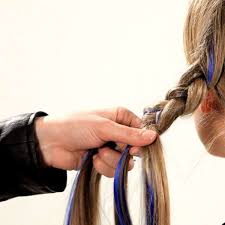 I use this one all the time. How To Braid In Neon Hair Extensions Howcast