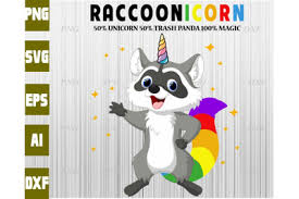 You can copy, modify, distribute and perform the work, even for commercial purposes, all without asking permission. Download Raccoonicorn 50 Unicorn 50 Trash Panda 100 Magic Svg Dxf Eps Png Free