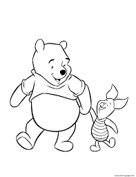 Check spelling or type a new query. Winnie The Pooh Friendship With Piglet Pig S To Printbb37 Coloring Pages Printable