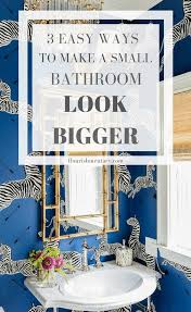 Instead, replace the tub with a shower area and a frameless partition to add a more stylish touch. Tiny But Chic 3 Easy Ideas For Small Bathrooms Flourishmentary