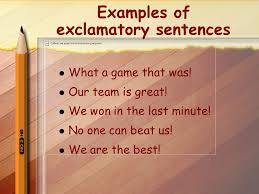 Learn about the imperative sentence! Exclamatory Or Imperative Sentences What Is An Exclamatory Sentence An Exclamatory Sentence Shows Strong Feelings And Excitement An Exclamatory Sentence Ppt Download