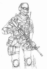 Call Of Duty Coloring Sheet Luxury Call Duty Ghosts Sketch At Paintingvalley Tatuagens Militares Desenho Colorir