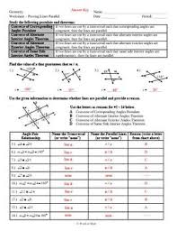 Learn vocabulary, terms and more with flashcards, games and other study tools. Geometry Worksheet Proving Lines Parallel By Word Of Math Tpt