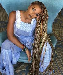 Eva Marcille Hair Styles Blonde Box Braids Long Box Braids