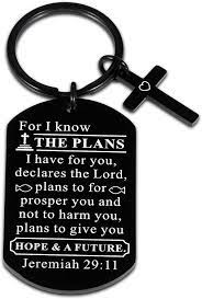 Retail price $36.99 save 14% ($5.00) Buy Religious Inspirational Keychain Gifts For Him Her Christian Believer 2021 Graduation Jewelry To Daughter Son From Dad Mom Birthday Appreciation Christmas Present For Men Women Friend Classmates Online In Turkey B09679s4ck